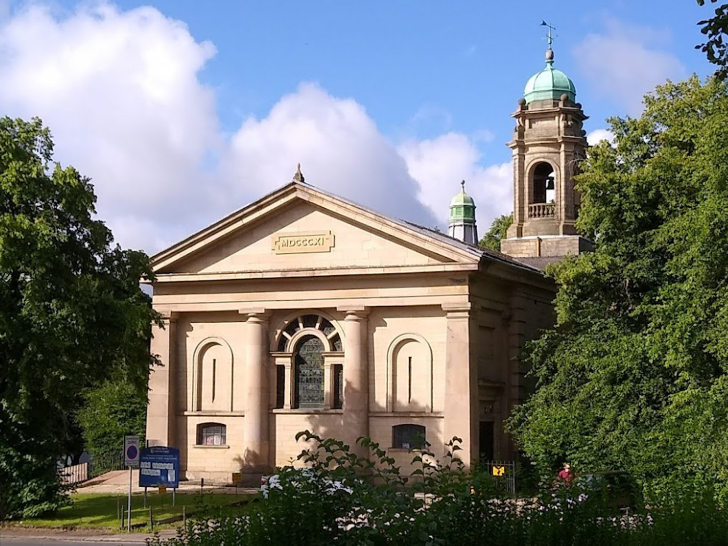 Exterior of St John's Church Buxton