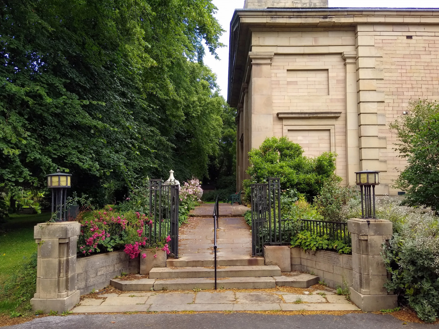 Entrance steps to St Johns Church