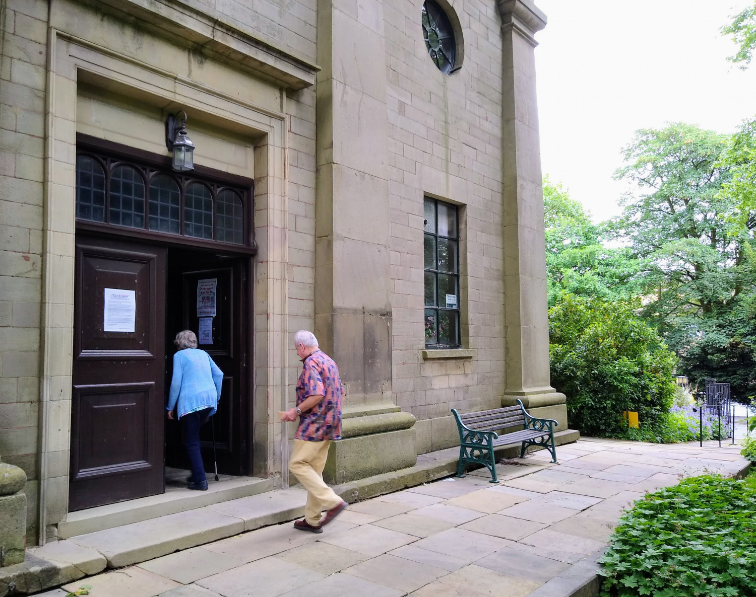 Entrance door to St Johns Church